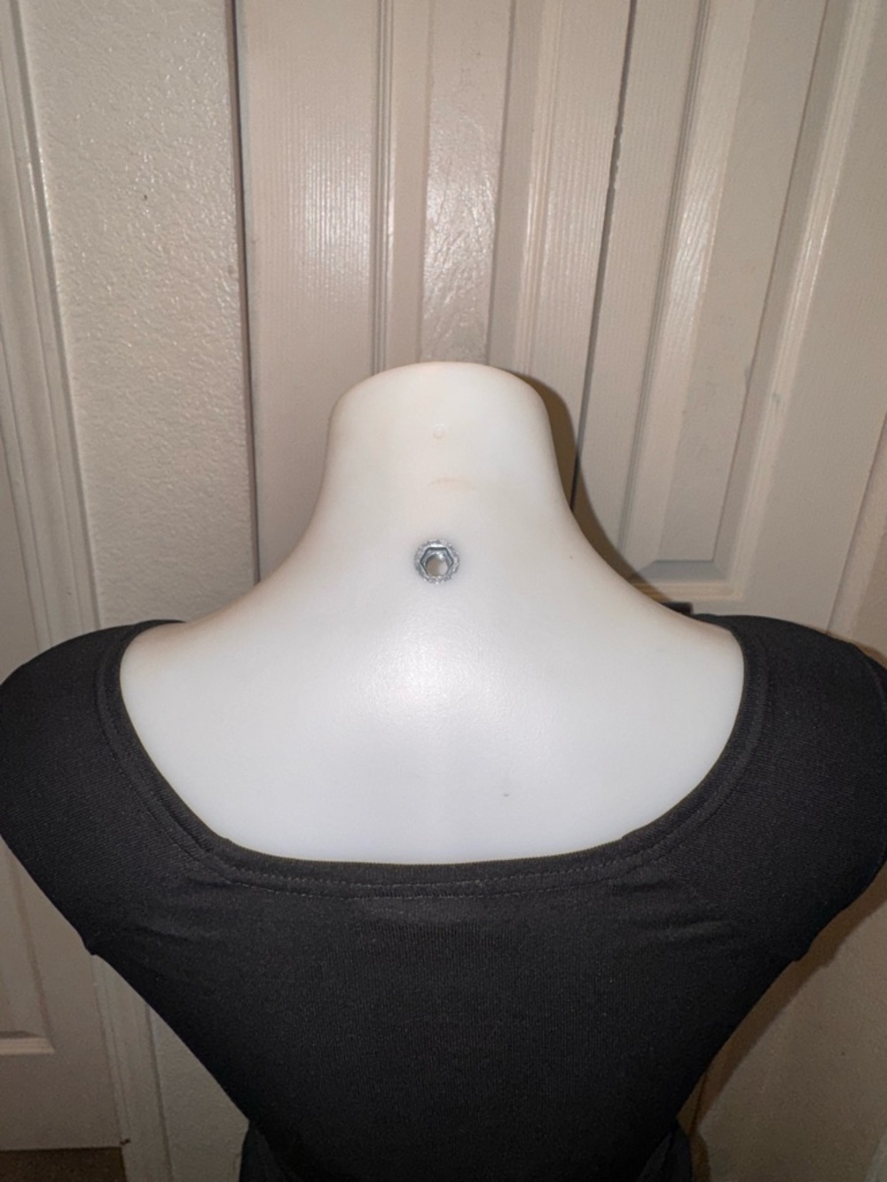 Black Tie-Front Women’s Top - Picture 7 of 8